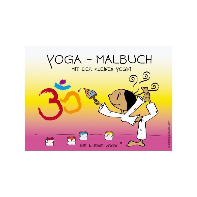 Yoga-Malbuch mit der kleinen Yogini als Download