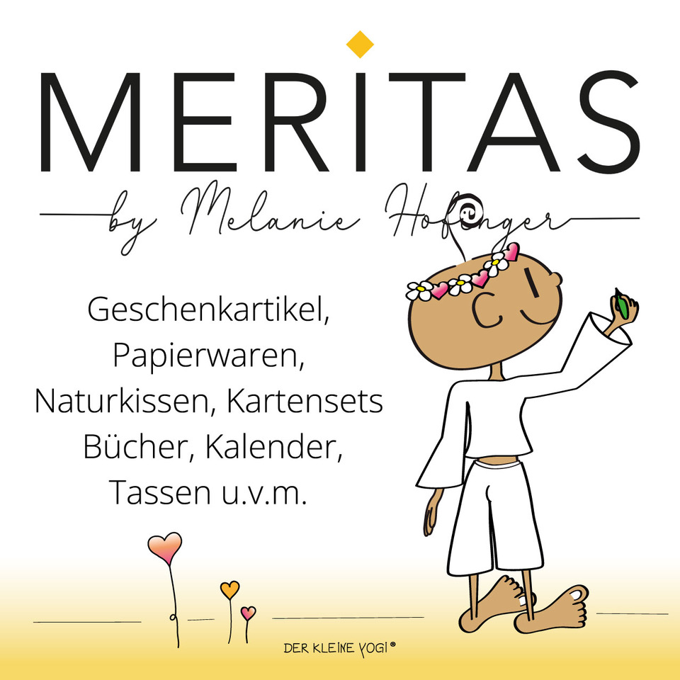 Meritas - Geschenkartikel, Papierwaren, Naturkissen, Kartensets, Bücher, Kalender, Tassen, u.v.m.